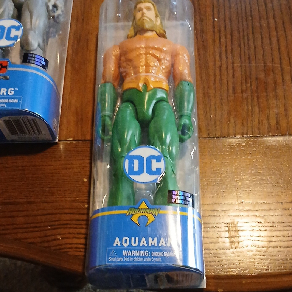 DC Aquaman 1st Edition Action Figure - Green and Orange